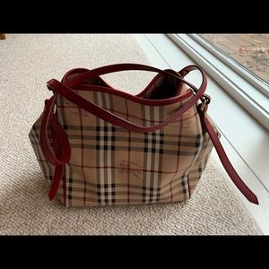 Burberry haymarket tote